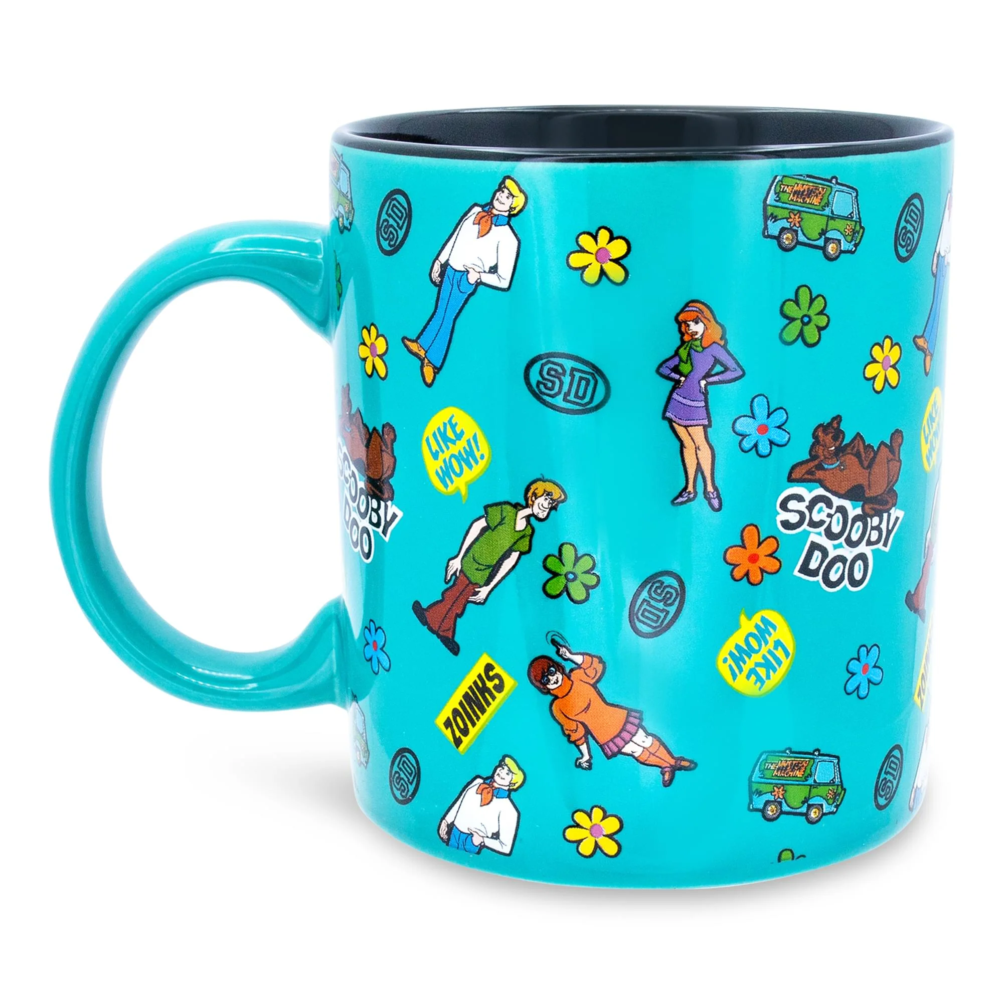 Scooby-Doo Sticker Pattern Ceramic Mug | Holds 20 Ounces - Image 3