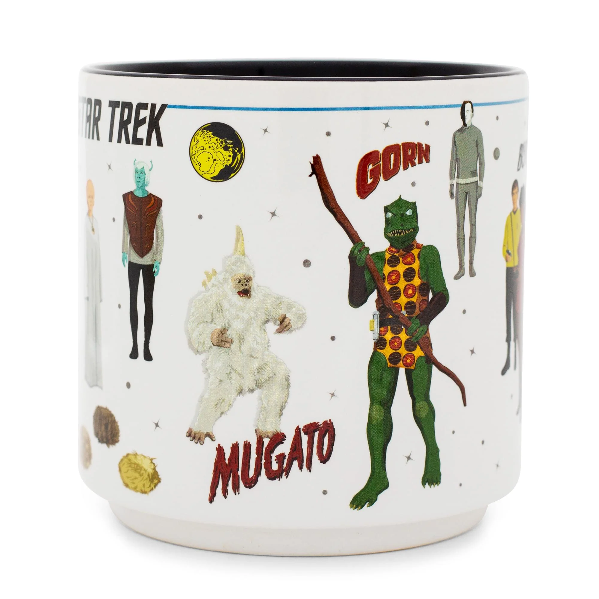 Star Trek Aliens, Villains, and Crew Stackable Ceramic Mug | Holds 13 Ounces - Image 4